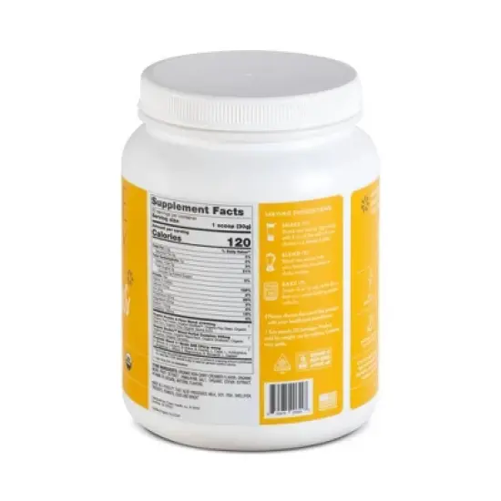 Boobie Body Organic Pregnancy and Lactation Vegan Protein Shake Vanilla Cookie - 21oz/1 Tub image {3}