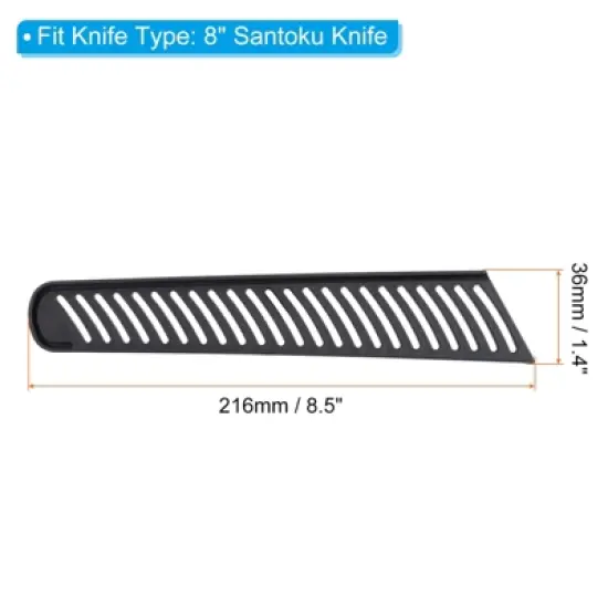 Unique Bargains PP Plastic Kitchen Scratch Resistant Cover Sleeves for Bread Knife image {1}