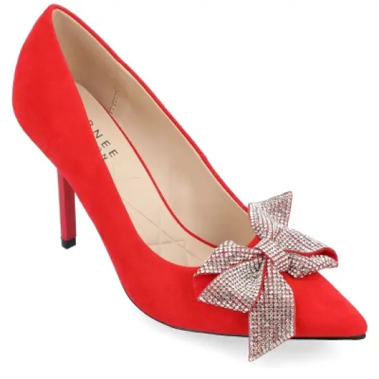 Journee Collection Womens Marcie Tru Comfort Foam Mid Heel Pointed Toe Pumps image {12}