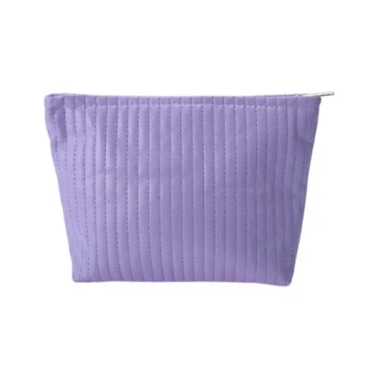 Unique Bargains Simple Vertical Strips Makeup Bag 1 Pc image {6}