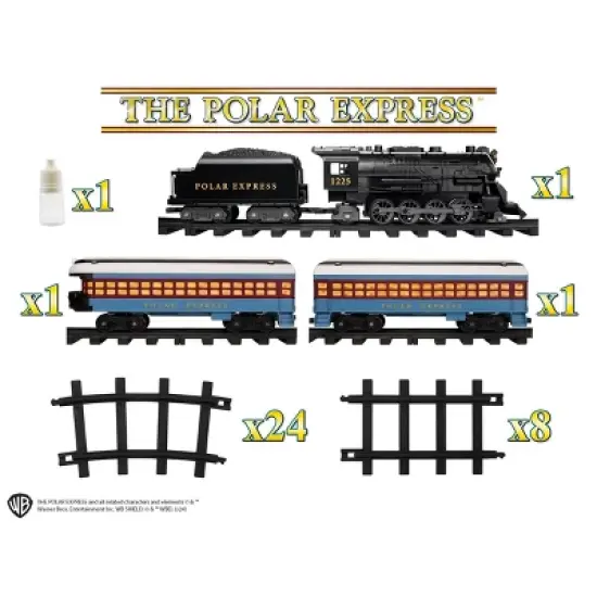 Lionel The Polar Express RTP Train Set with Bluetooth: Toy Vehicle Playset, Battery Operated, 37 Pieces, Plastic image {18}