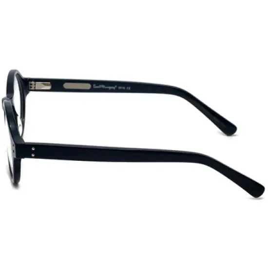 Ernest Hemingway Round/Oval Blue Light Block Reading Glasses H4616 Black 47mm image {2}