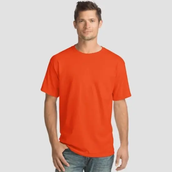 Hanes Men's Essentials Short Sleeve T-Shirt 4pk image {16}