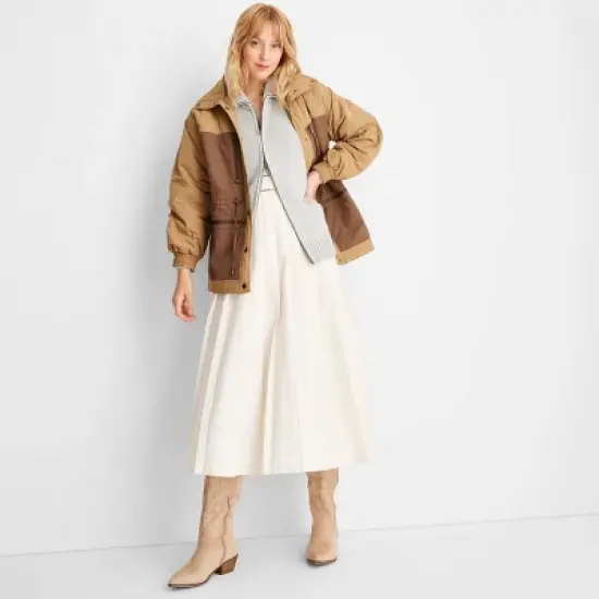 Women's Two Tone Quilt Lined Jacket - Future Collective&trade; with Reese Blutstein image {2}