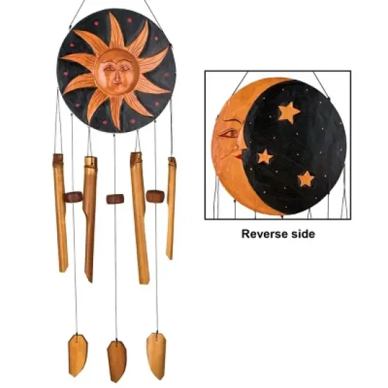 Woodstock Wind Chimes Asli Arts&reg; Collection, Celestial Bamboo Chime, 37'' Wind Chime CMCEL image {2}