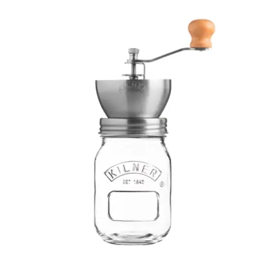 Kilner Coffee Grinder Set, Manual Grinder with Glass Storage Jar image {6}