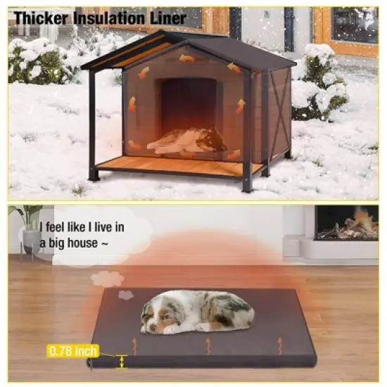 Aivituvin Waterproof Insulated Dog House| Liner Inside-AIR88-IN/89-IN image {7}