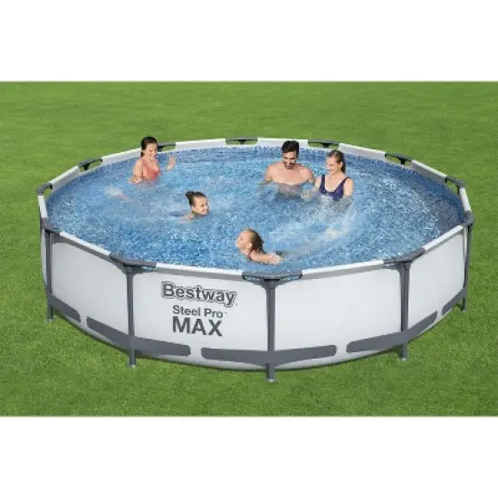 Bestway Steel Pro 12ft x 30in Frame Above Ground Pool Set with Pump image {3}