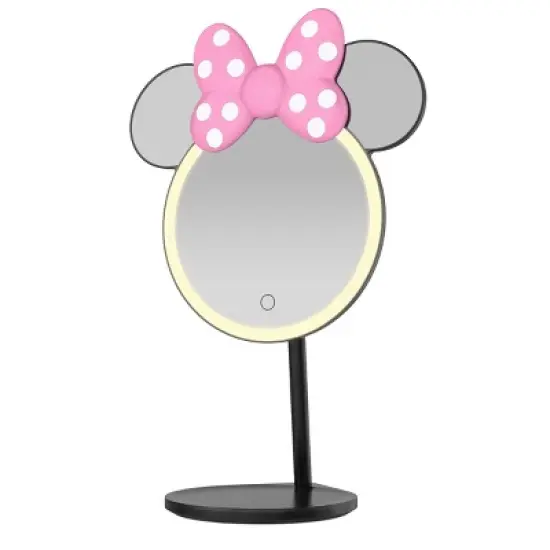 Impressions Vanity Minnie Mouse Bowtiful LED Tabletop Makeup Mirror image {2}