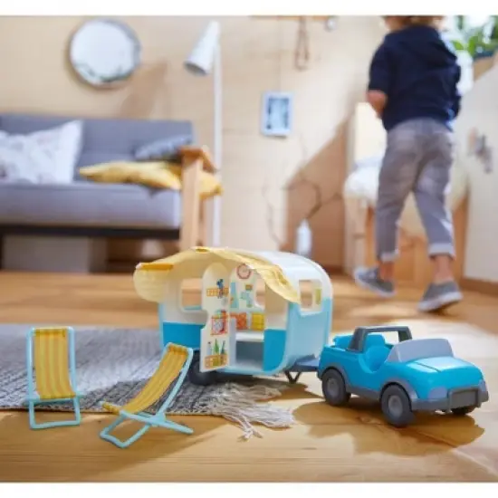 HABA Little Friends Vacation Camper Play Set image {7}