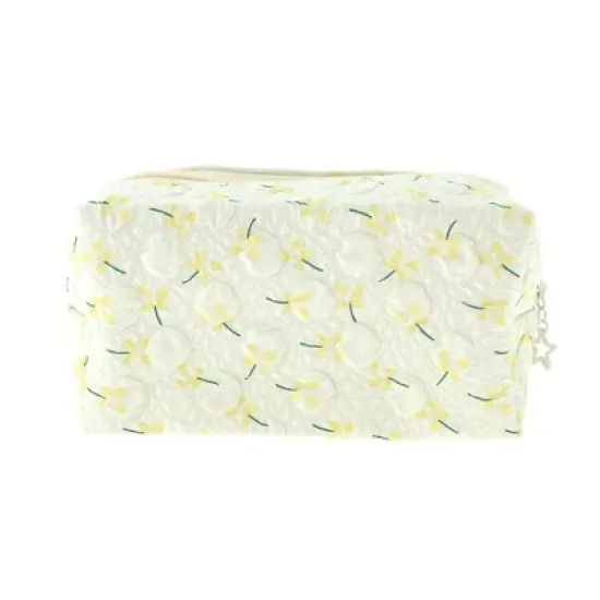 Unique Bargains Floral Pillow Shape Makeup Bag 1 Pc image {4}