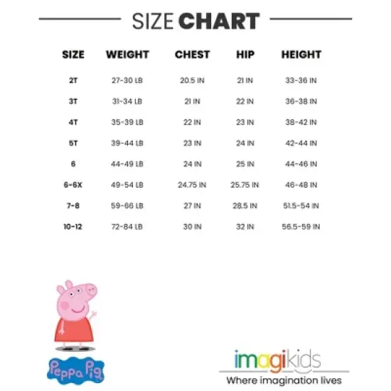 Peppa Pig Girls 2 Pack Graphic T-Shirts Toddler to Little Kid image {6}