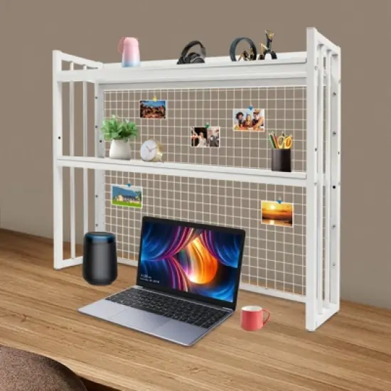 YIYIBYUS Desk Bookshelf Organizer Rack, Desktop Bookcase, Display Shelf image {2}