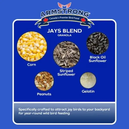 Armstrong Wild Bird Food Royal Jubilee Jays Blend Granola Stack, 4.94oz image {2}