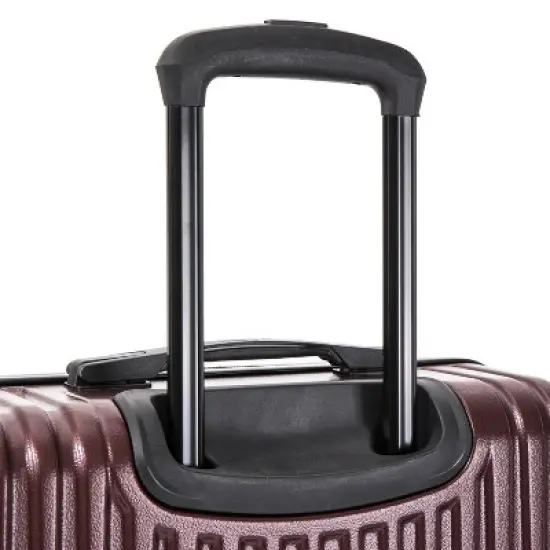 InUSA Drip Lightweight Hardside Spinner 3pc Luggage Set - Wine image {9}