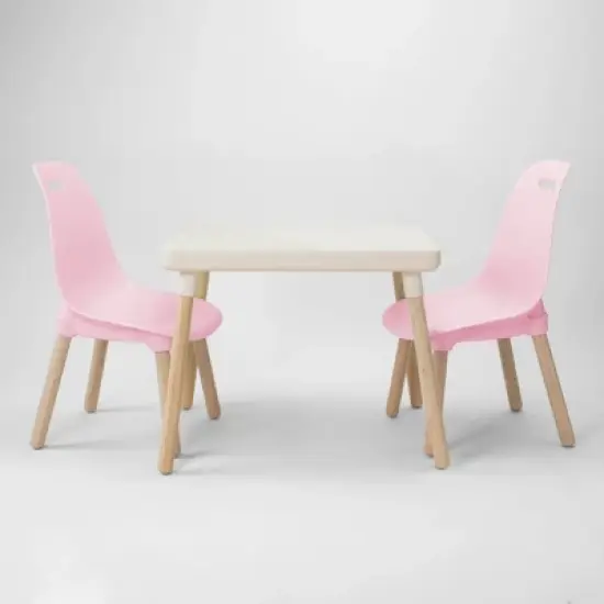 3pc Kid Century Modern Table and Chair Set - B. Spaces image {9}