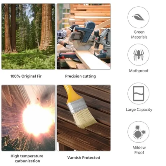 Yaheetech 4 Tier Foldable Wooden Flower Plant Display Stand Shelf Ladder for Indoor/Outdoor image {3}