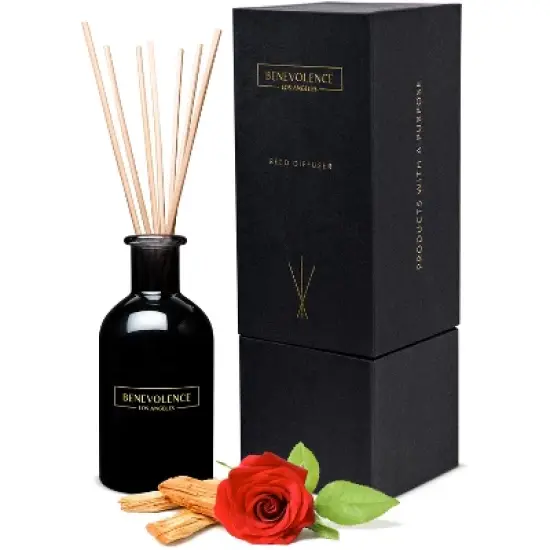 Benevolence LA Aromatherapy Scented Oil Reed Diffuser Set image {6}