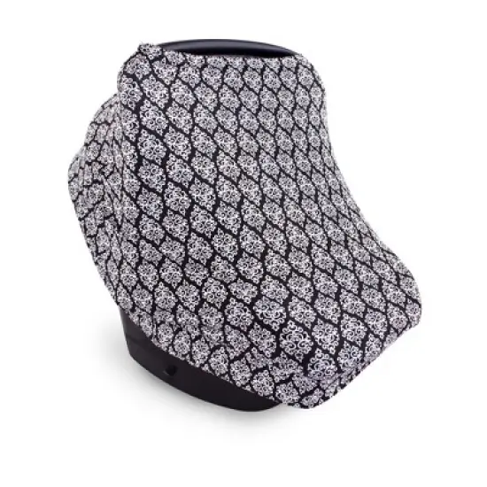 Yoga Sprout Baby Girl Multi-use Car Seat Canopy, Damask, One Size image {1}