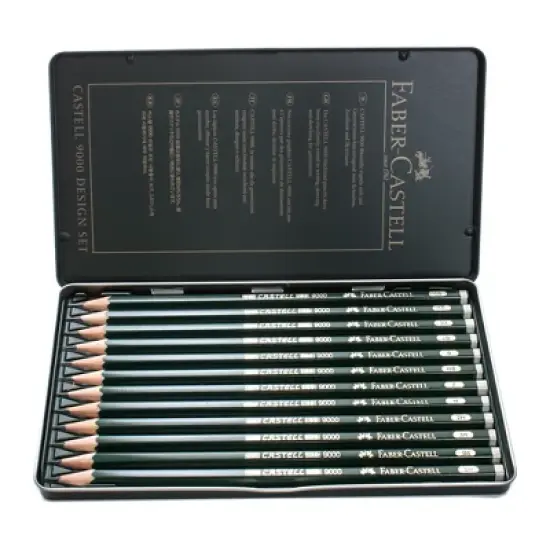Graphite Sketch Pencil Set 12ct - Faber-Castell 9000 image {5}