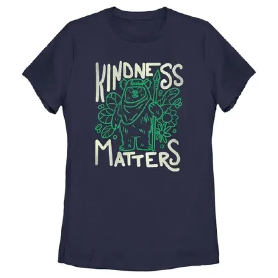 Women's Star Wars Ewok Kindness Matters T-Shirt image {3}