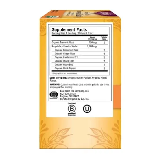 Yogi Tea - Honey Chai Turmeric Vitality Tea - 16ct image {6}