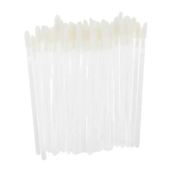Unique Bargains Disposable Solid Rod Lip Brush Light 50 Pcs image {8}