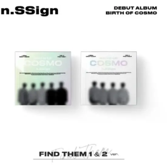 N.Ssign - Birth Of Cosmo - Find Them Version - Random Cover - incl. 80pg Photobook, Poster, 2 Unit Photocard + Find Postcard (CD) image {1}