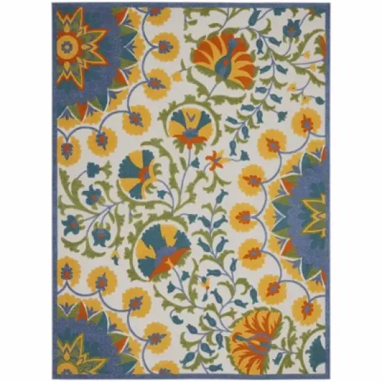Nourison Aloha Transitional Floral Outdoor Area Rug image {13}