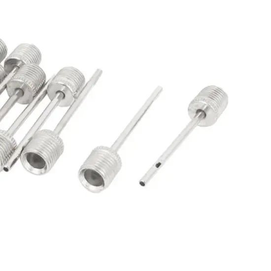 Unique Bargains Sports Football Basketball Air Pump Inflation Needle 10 Pcs image {4}