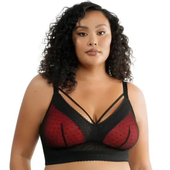 PARFAIT Women's Mia Dot Wire-Free Bralette image {1}