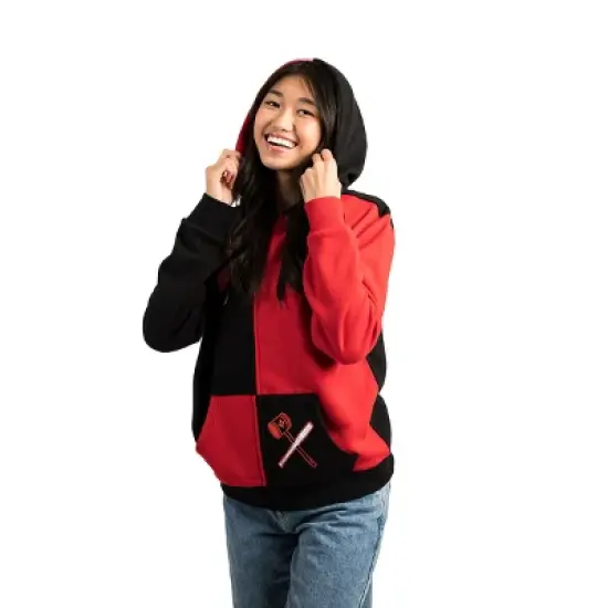 DC Comics Harley Quinn Adult Zip-Up Hoodie image {1}