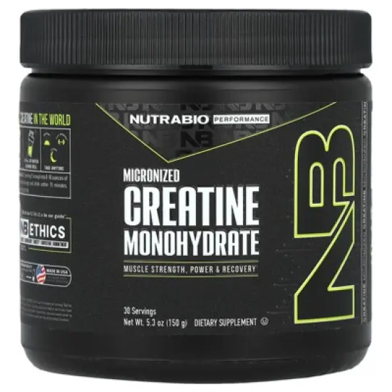 NutraBio Performance, Micronized Creatine Monohydrate, 5.3 oz (150 g) image {3}