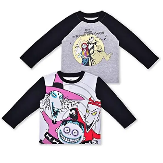 Disney Boy's 2-Pack The Nightmare Before Christmas Long Sleeve Graphic Tee Set for toddler image {5}