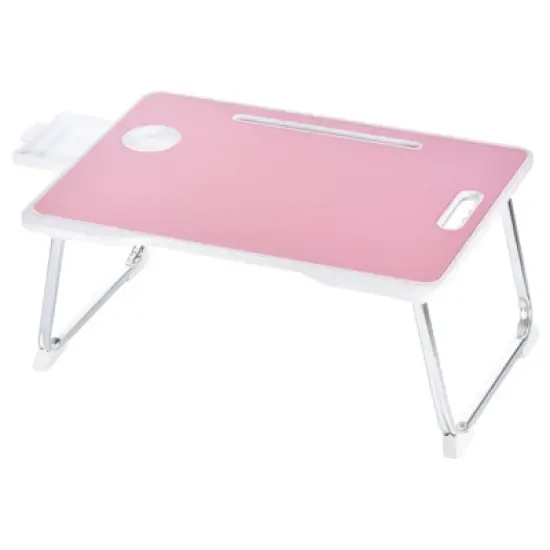 Unique Bargains Portable Notebook Laptop for Bed Couch Sofa Desk with Stand Drawer Cup Holder Foldable Table image {5}