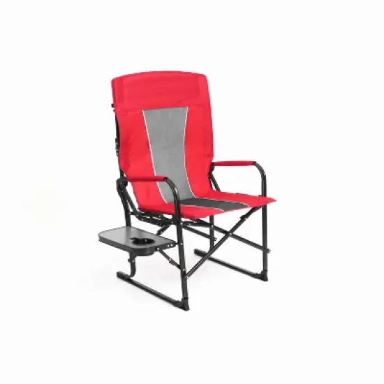 PAGED Outdoor Camping Chair,Oversized Portable Folding Camping Chair with Side Table and Pocket for Outdoor Travel Lawn Backyard image {7}