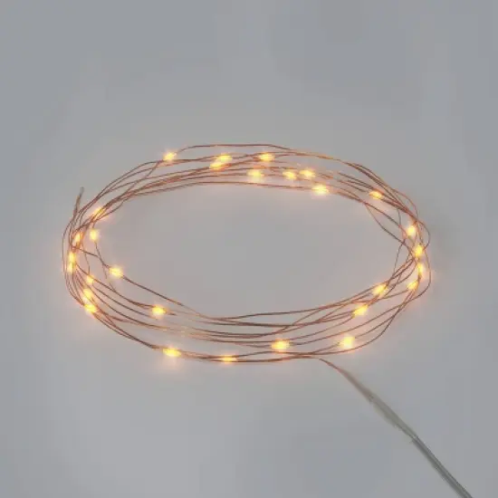 30ct LED Battery Operated Dewdrop Fairy String Lights - Wondershop&trade; image {7}