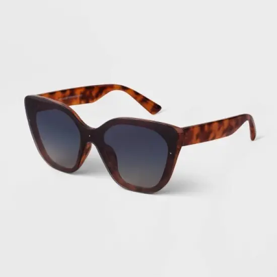 Women's Square Shield Sunglasses - A New Day&trade; image {1}