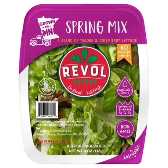 Fresh Revol Greens Spring Lettuce Mix - 4.5oz image {3}