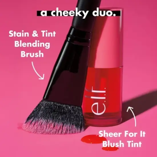 e.l.f. Sheer For It Blush Tint - Buildable Stain For Lips + Cheek - 0.22 fl oz image {6}