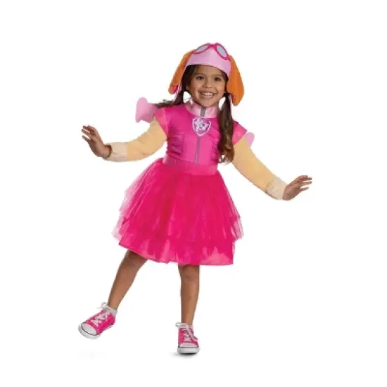 PAW Patrol Nickelodeon Girls' Skye Deluxe Tutu Costume Jumpsuit image {3}