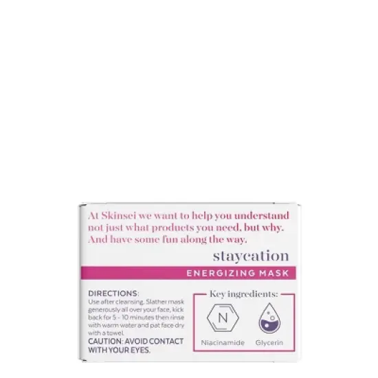 SkinSei Staycation Energizing Jelly Face Mask - 2 fl oz image {1}