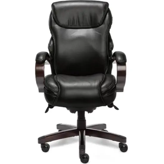 Hyland Bonded Leather & Wood Executive Office Chair - La-Z-Boy image {7}
