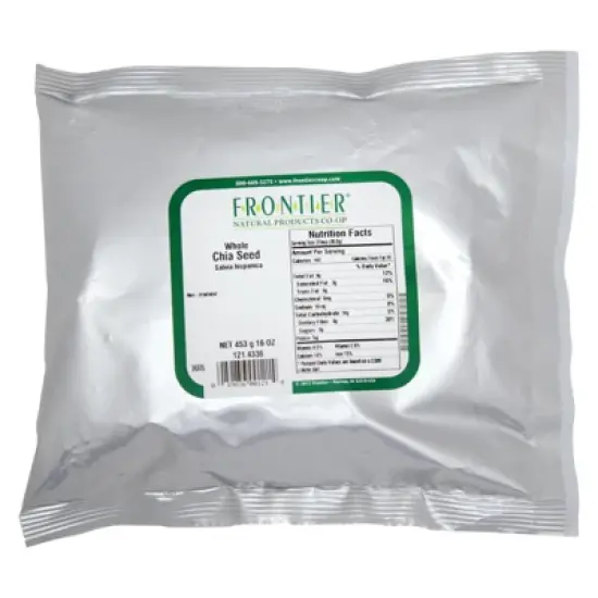 Frontier Herb Chia Seed Whole - Single Bulk Item - 16 oz image {1}
