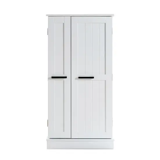 Bella Depot Freestanding 47"H Pantry Cabinet with Adjustable Shelves image {2}