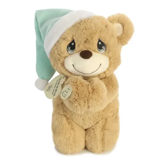 Aurora Medium Charlie Prayer Bear Precious Moments Inspirational Stuffed Animal Brown 9.5" image {2}