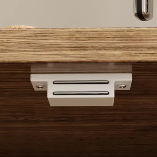 Famapy 59 in. W Kitchen Wood Buffet Sideboard Pantry Cabinet For Dining Room with Metal MDoors 3-Drawers Shelves image {8}