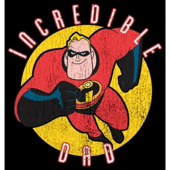 Men's The Incredibles Distressed Mr. Incredible Dad T-Shirt image {1}