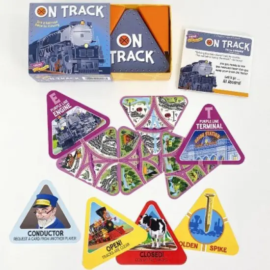 TREND ON TRACK Three Corner Card Game, Pack of 3 image {2}