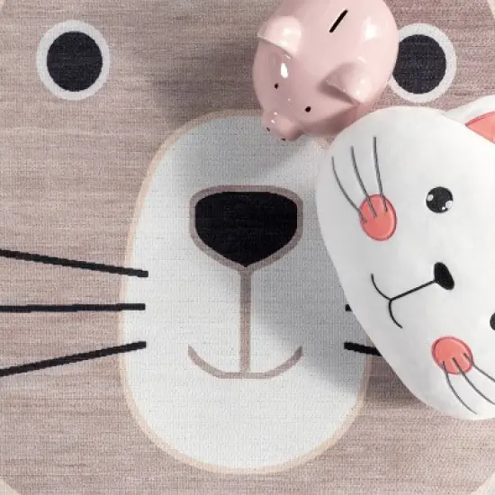 nuLOOM Rizzo Puppy Kids Machine Washable Area Rug image {5}